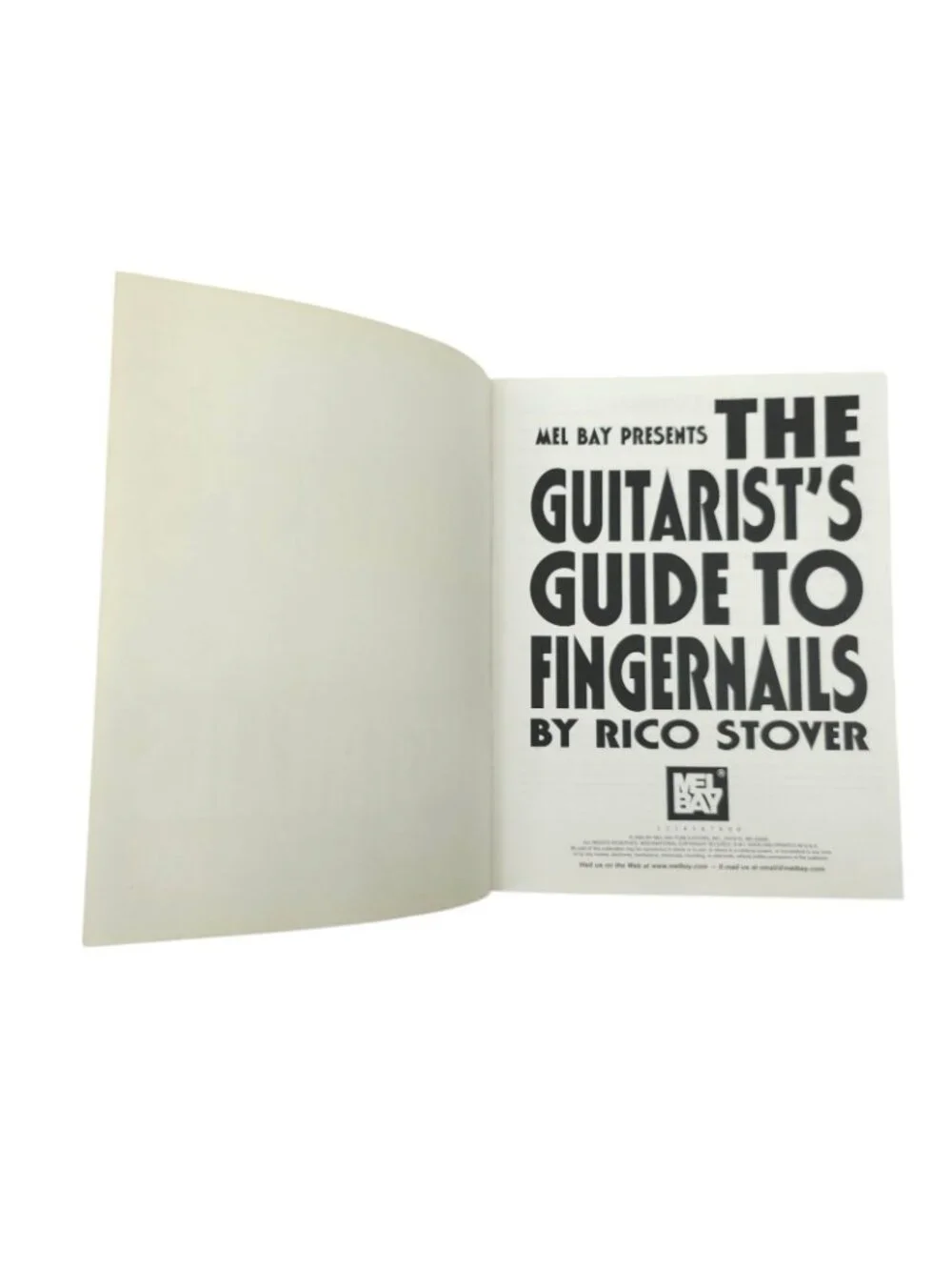 Mel Bay The Guitarist's Guide To Fingernails Rico Stover Technique Music Book